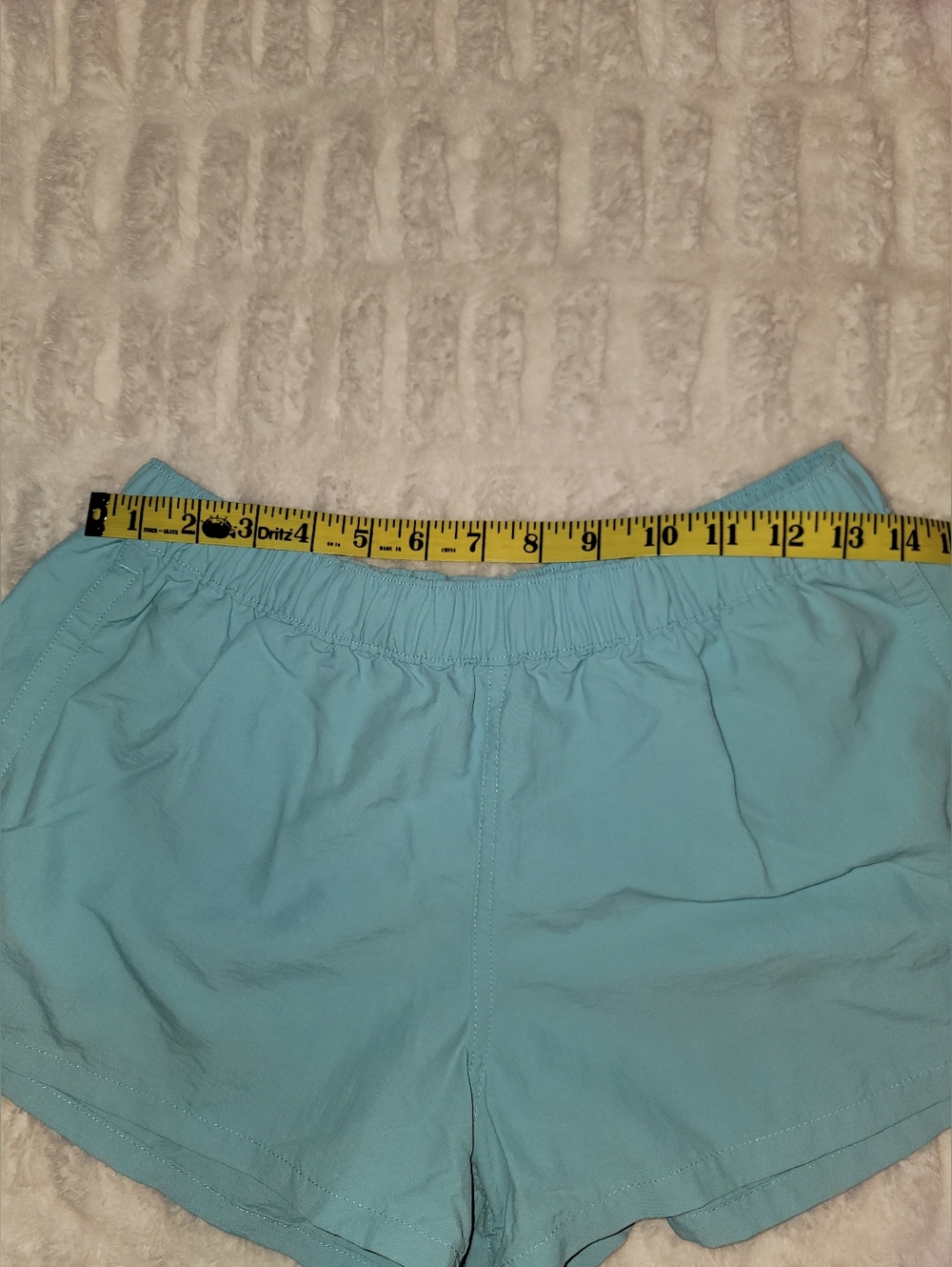 Patagonia Light Blue Women's Athletic Elastic-Waist Shorts - Picture 8 of 9